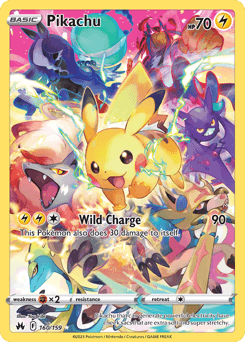 Pikachu 160 — Crown Zenith