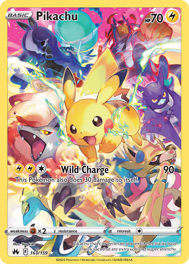 Carta Pikachu 160/159 do set Crown Zenith — Pokémon TCG | Bynx