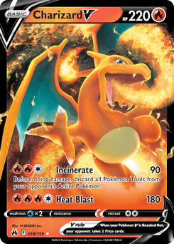 Charizard V 18 — Crown Zenith