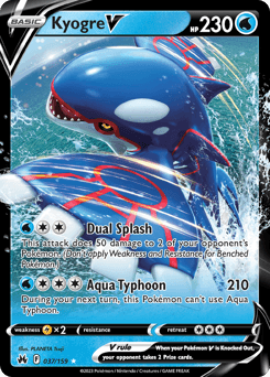 Kyogre V 37 — Crown Zenith