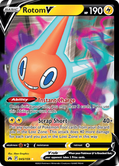 Rotom V 45 — Crown Zenith