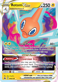 Rotom VSTAR 46 — Crown Zenith