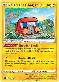 Radiant Charjabug 51 — Crown Zenith
