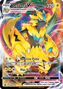 Zeraora VMAX 54 — Crown Zenith