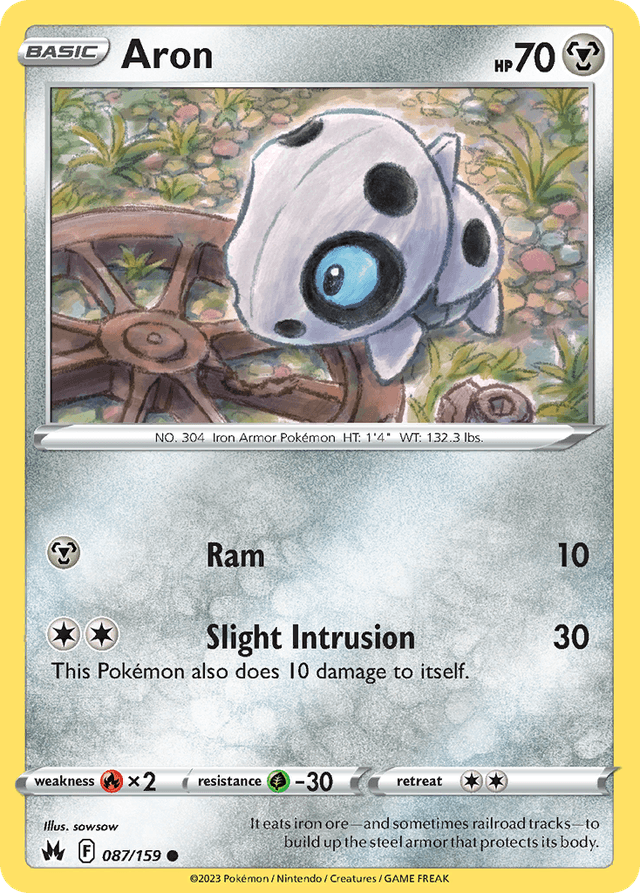 Carta Aron 87/159 do set Crown Zenith — Pokémon TCG | Bynx