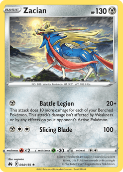 Zacian 94 — Crown Zenith