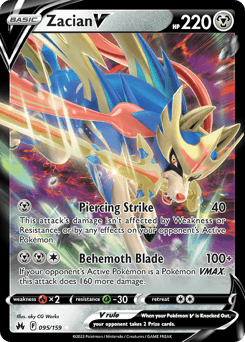Zacian V 95 — Crown Zenith