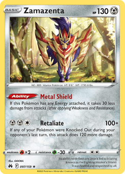 Zamazenta 97 — Crown Zenith