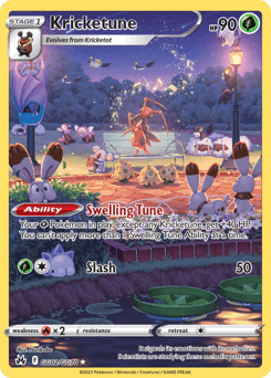 Kricketune GG02 — Crown Zenith Galarian Gallery