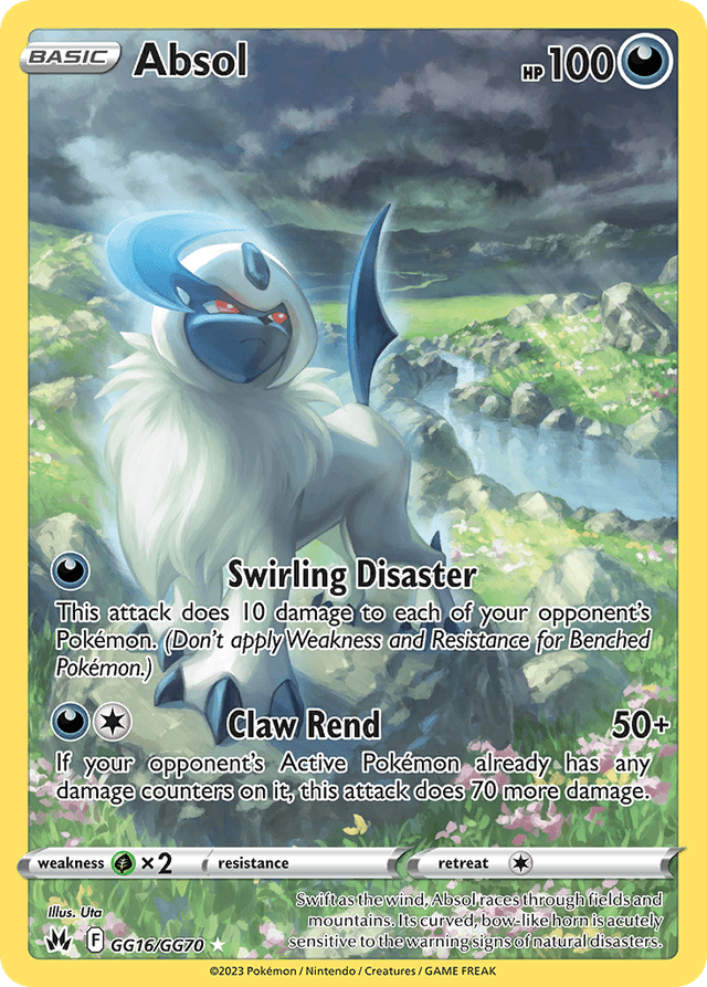 Carta Absol GG16/70 do set Crown Zenith Galarian Gallery — Pokémon TCG | Bynx