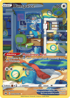 Dunsparce GG23/70 — Realeza Absoluta Galeria de Galar