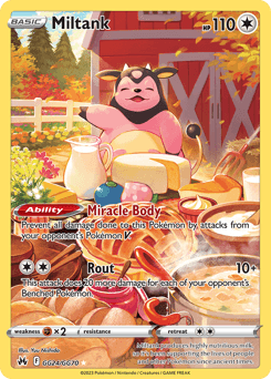 Carta Miltank GG24 do set Crown Zenith Galarian Gallery — Pokémon TCG | Bynx