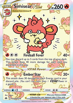 Simisear VSTAR GG37/70 — Realeza Absoluta Galeria de Galar