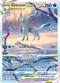 Glaceon VSTAR GG40/70 — Realeza Absoluta Galeria de Galar