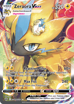 Zeraora VMAX GG42 — Crown Zenith Galarian Gallery
