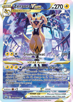 Zeraora VSTAR GG43 — Crown Zenith Galarian Gallery