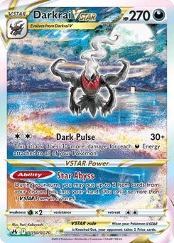 Darkrai VSTAR GG50/70 — Realeza Absoluta Galeria de Galar