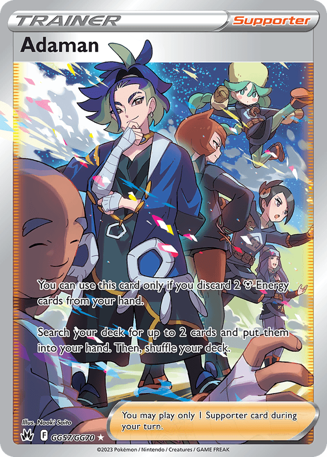 Carta Adaman GG57/70 do set Crown Zenith Galarian Gallery — Pokémon TCG | Bynx