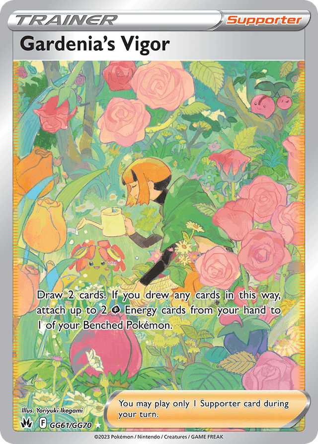 Carta Gardenia's Vigor GG61/70 do set Crown Zenith Galarian Gallery — Pokémon TCG | Bynx