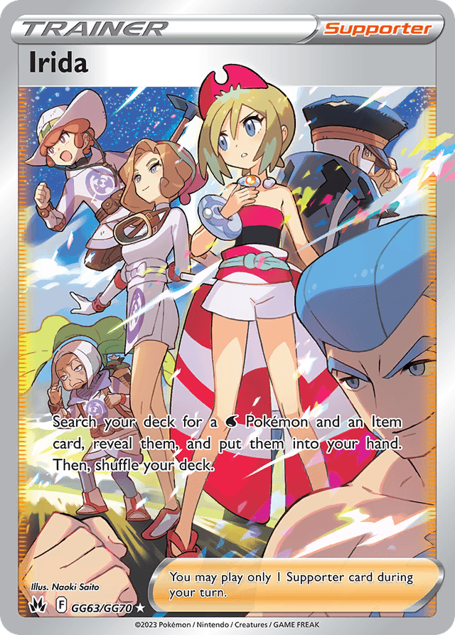 Carta Irida GG63/70 do set Crown Zenith Galarian Gallery — Pokémon TCG | Bynx