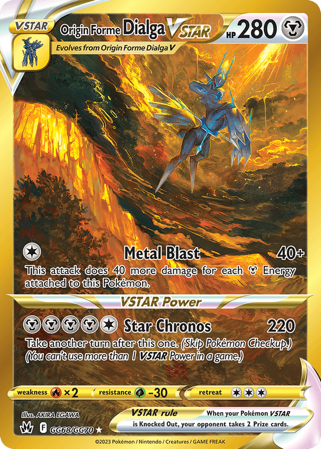 Origin Forme Dialga VSTAR GG68/70 — R$ 455,19 | Bynx.gg