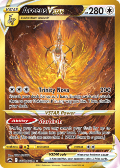 Arceus VSTAR GG70/70 — Realeza Absoluta Galeria de Galar