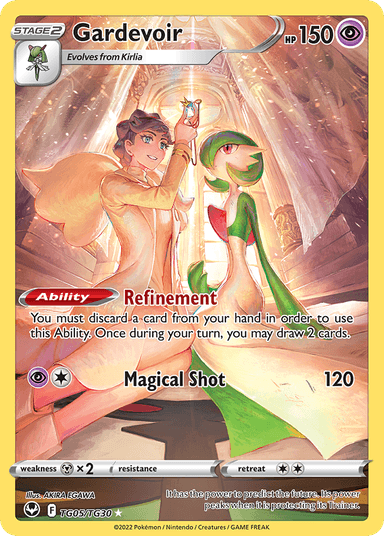Carta Gardevoir TG05/30 do set Silver Tempest Trainer Gallery — Pokémon TCG | Bynx