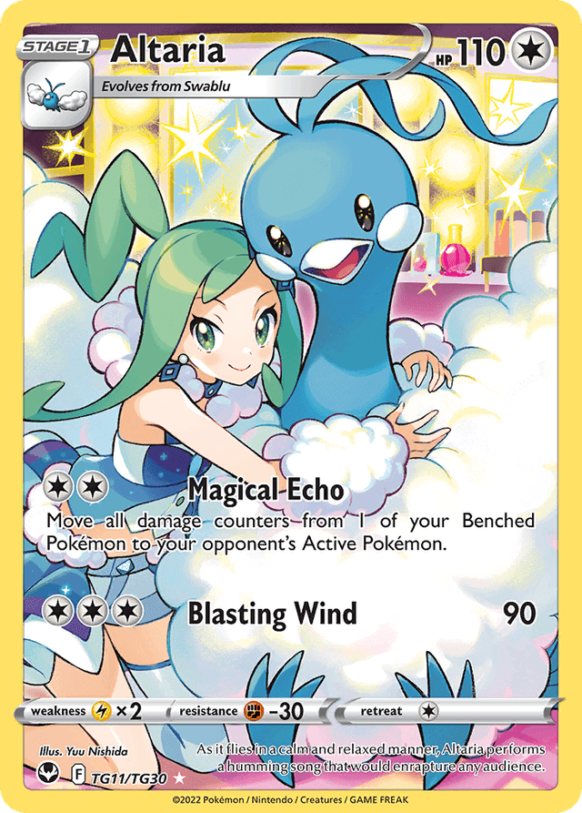 Carta Altaria TG11/30 do set Silver Tempest Trainer Gallery — Pokémon TCG | Bynx