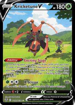 Kricketune V TG12 — Silver Tempest Trainer Gallery