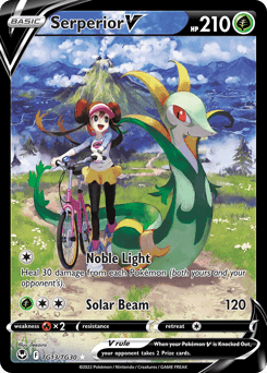 Serperior V TG13 — Silver Tempest Trainer Gallery