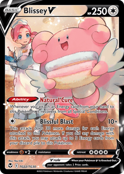 Blissey V TG22 — Silver Tempest Trainer Gallery