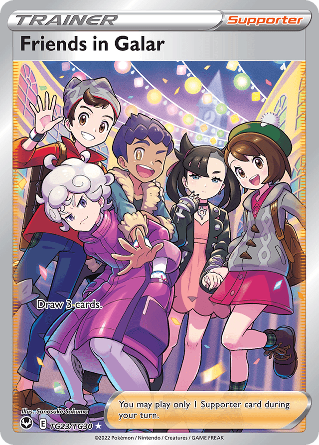 Carta Friends in Galar TG23/30 do set Silver Tempest Trainer Gallery — Pokémon TCG | Bynx