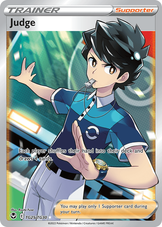 Carta Judge TG25/30 do set Silver Tempest Trainer Gallery — Pokémon TCG | Bynx