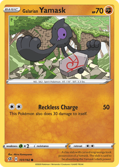 Galarian Yamask 101 — Rebel Clash