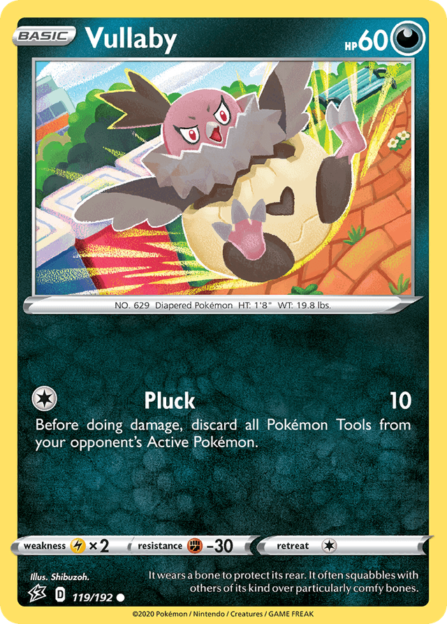 Carta Vullaby 119/192 do set Rebel Clash — Pokémon TCG | Bynx