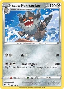 Galarian Perrserker 127 — Rebel Clash