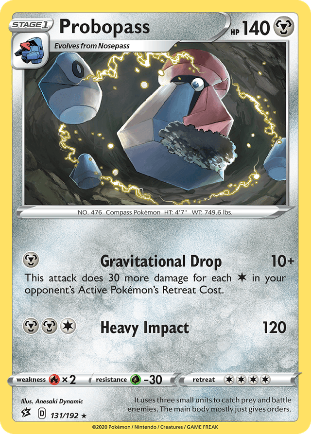 Carta Probopass 131/192 do set Rebel Clash — Pokémon TCG | Bynx