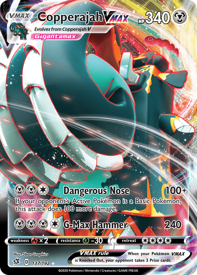 Carta Copperajah VMAX 137/192 do set Rebel Clash — Pokémon TCG | Bynx
