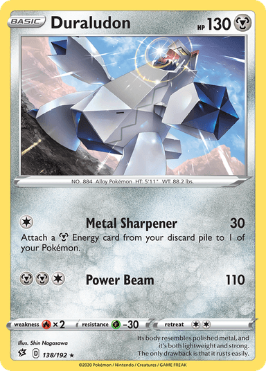 Carta Duraludon 138/192 do set Rebel Clash — Pokémon TCG | Bynx