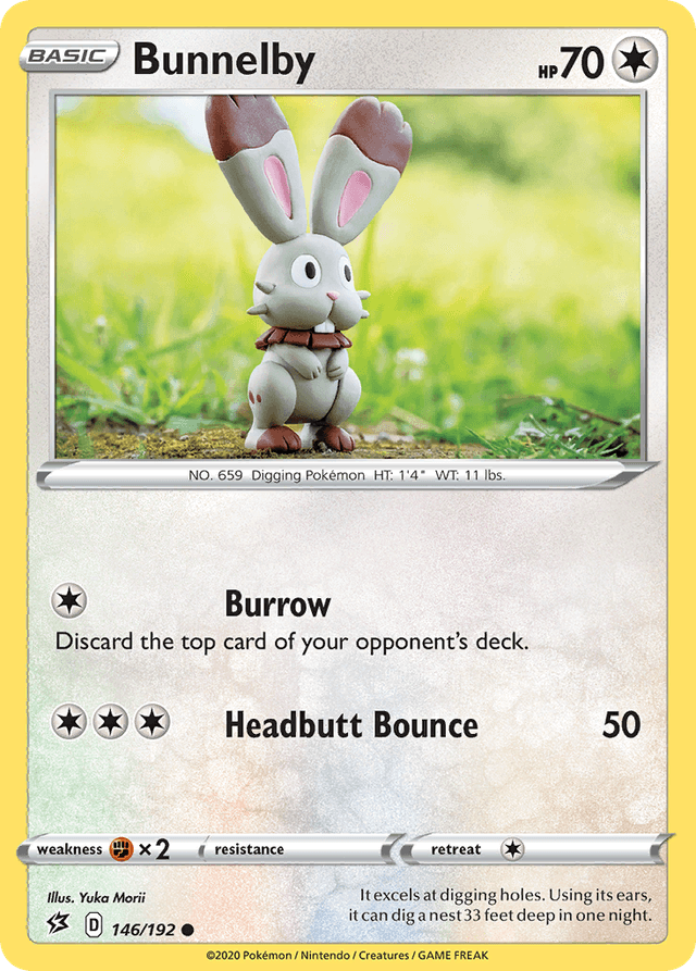 Carta Bunnelby 146/192 do set Rebel Clash — Pokémon TCG | Bynx