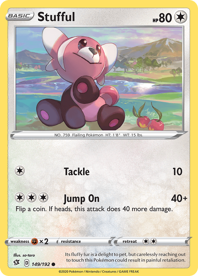 Carta Stufful 149/192 do set Rebel Clash — Pokémon TCG | Bynx