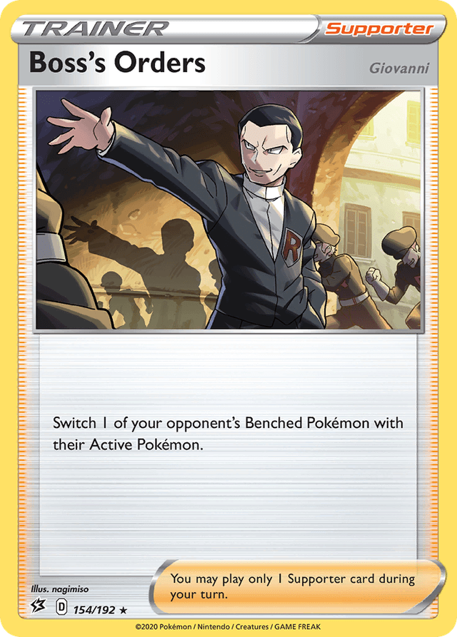Carta Boss's Orders 154/192 do set Rebel Clash — Pokémon TCG | Bynx