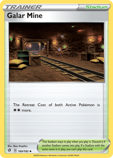 Carta Galar Mine 160/192 do set Rebel Clash — Pokémon TCG | Bynx