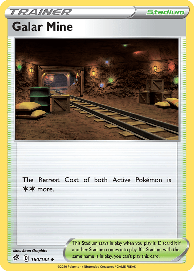 Carta Galar Mine 160/192 do set Rebel Clash — Pokémon TCG | Bynx