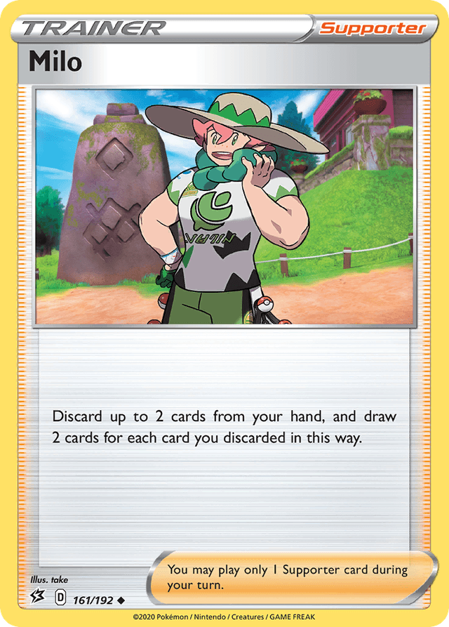 Carta Milo 161/192 do set Rebel Clash — Pokémon TCG | Bynx