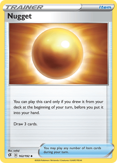 Carta Nugget 162/192 do set Rebel Clash — Pokémon TCG | Bynx