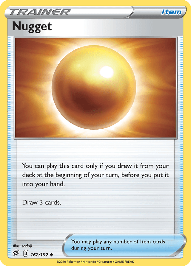 Carta Nugget 162/192 do set Rebel Clash — Pokémon TCG | Bynx