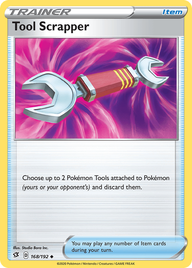 Carta Tool Scrapper 168/192 do set Rebel Clash — Pokémon TCG | Bynx