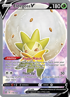 Carta Eldegoss V 176 do set Rebel Clash — Pokémon TCG | Bynx