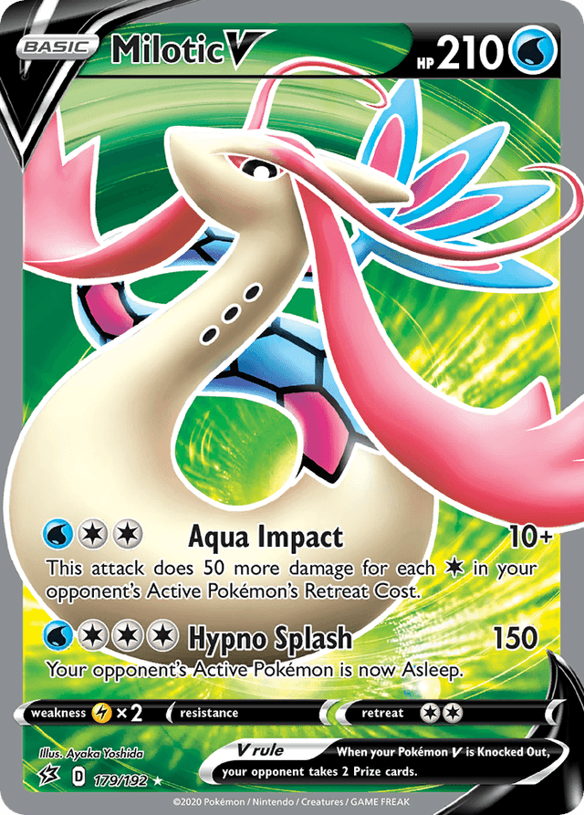 Carta Milotic V 179/192 do set Rebel Clash — Pokémon TCG | Bynx